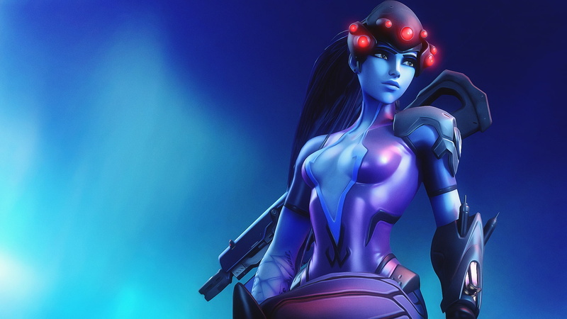 blizzard, Overwatch, 1080P, Amélie Lacroix, girl, Widowmaker, killer