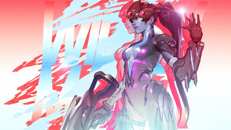1080P, Blizzard Entertainment, AMÉLIE LACROIX, video games, Widowmaker (Overwatch), Overwatch