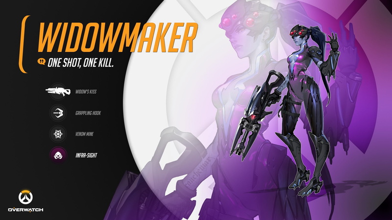 video games, games, overwatch, video, widowmaker, 1080P