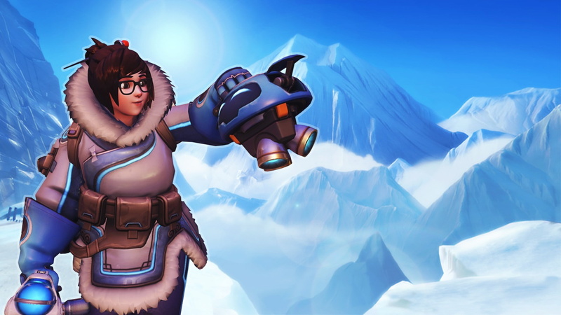 1080P, Overwatch, Mei (Overwatch), video games, Blizzard Entertainment, livewirehd (Author), Mei-Ling Zhou