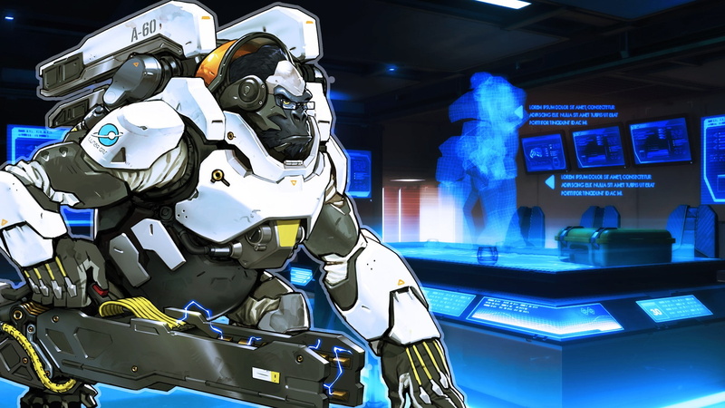 Overwatch, video games, livewirehd (Author), Blizzard Entertainment, 1080P, winston