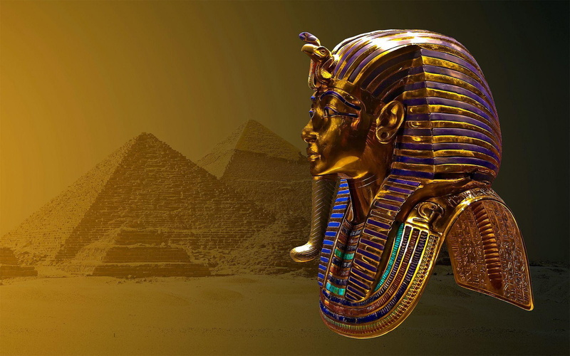 1920x1200, mask, sarcophagus, pharaoh, pyramid, 1080P, digital art
