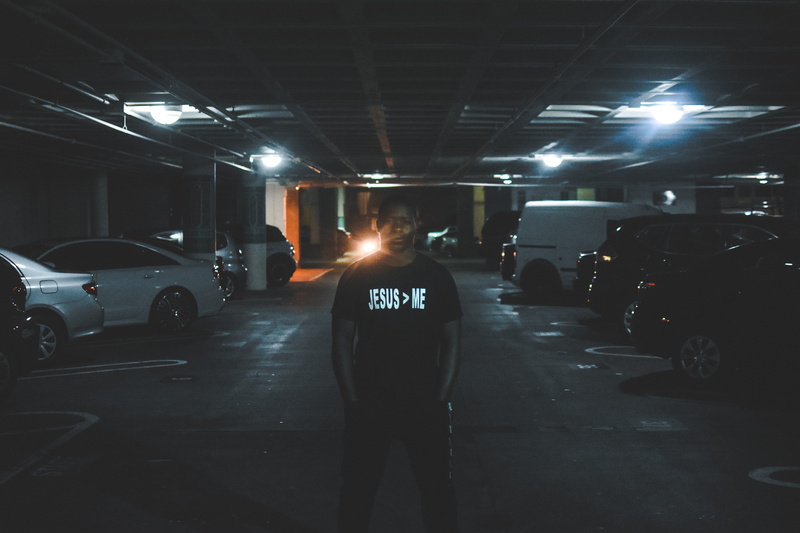 black man, communication, night, pocket, parking, humble, christianity, christian, urban, land vehicle, photo, standing, real people, built structure, god