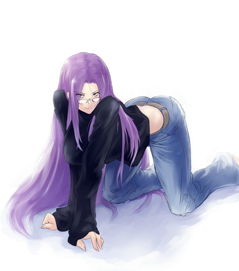 indoors, Fate Series, pink color, young adult, vitality, lifestyles, Rider (Fate/Stay Night), young women, teenager, white background, purple, studio shot