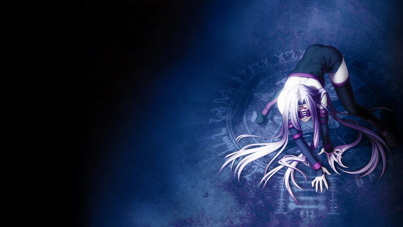 Rider (Fate/stay night), illuminated, lifestyles, White Hair, women, adult, one person, men, nightlife, dark, arts culture and entertainment, real people