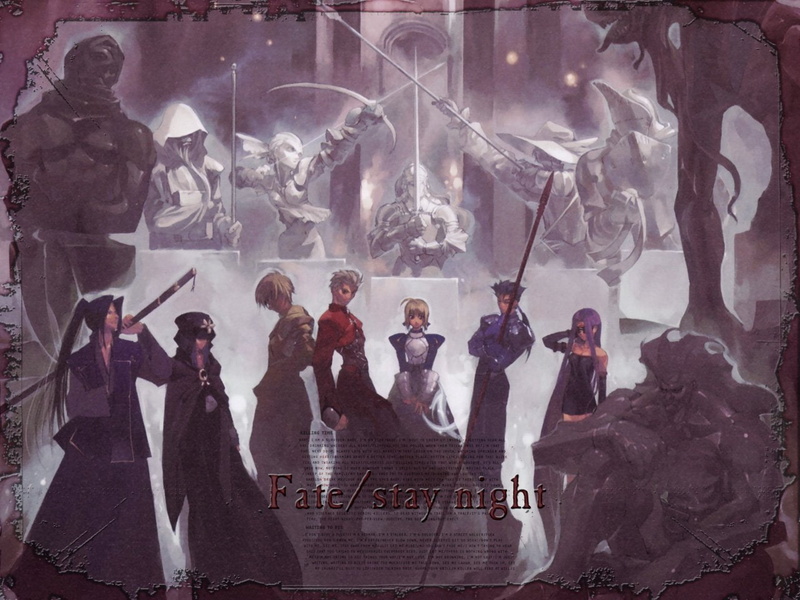 Fate Series, Fate/Stay Night, Assassin (Fate/stay night), Caster (Fate/Stay Night), Saber (Fate Series), Archer (Fate/Stay Night), Lancer (Fate/Stay Night)