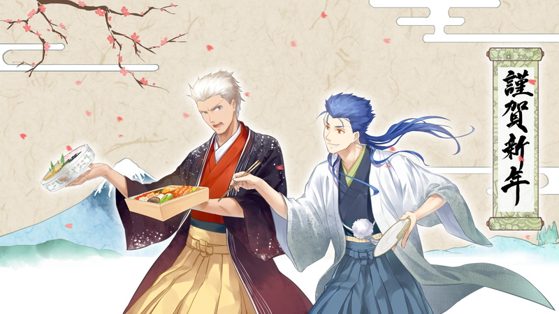 Fate Series, 2K, Lancer (Fate/Stay Night), Archer (Fate/Stay Night), Blue Hair, EMIYA, Fate/Stay Night: Unlimited Blade Works, Cu Chulainn