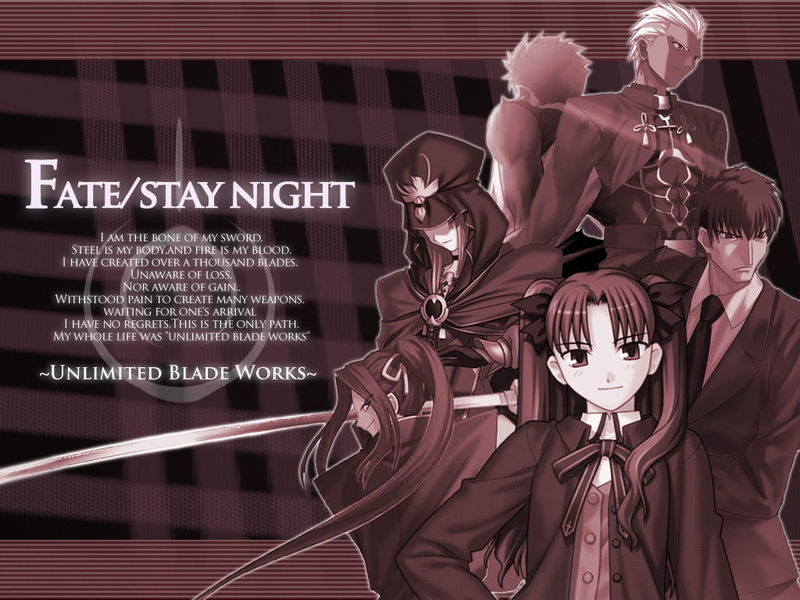 art, unlimited, night, Emiya Shirou, works, Assassin, fate, stay, archer, anime, hd, fate stay night, blade, 480P, route, Caster