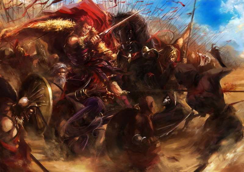 rider, warrior, weapons, 1080P, battle, stay, war, fantasy, fate, night, assassin