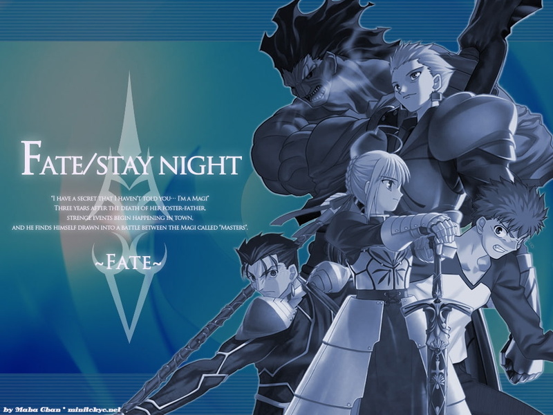fate, Berserker, route, anime, elegant, stay, night, Emiya Shirou, Blue, boys, art, 480P, hd