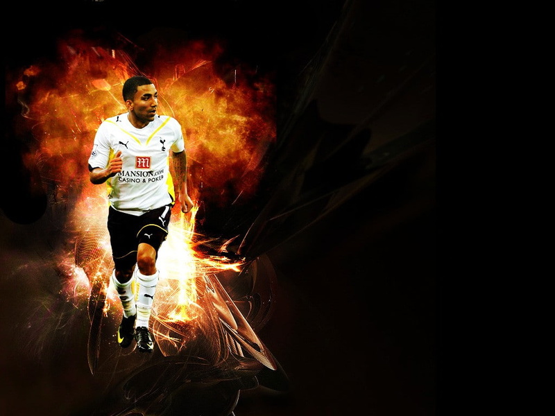 standing, Tottenham Hotspur, sportsman, skill, 480P, men, fire, flame, full length, one person, smoke - physical structure, copy space, burning, young adult