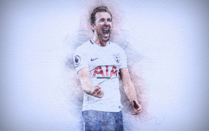 Harry Kane, Soccer, Tottenham Hotspur F.C., 4K