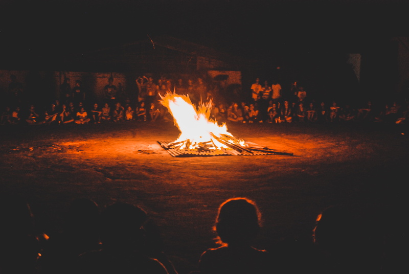 log, group of people, 4K, silhoutte, flame, heat - temperature, wood - material, night, nature, fireplace, outdoors, glowing, burning, dark, firewood