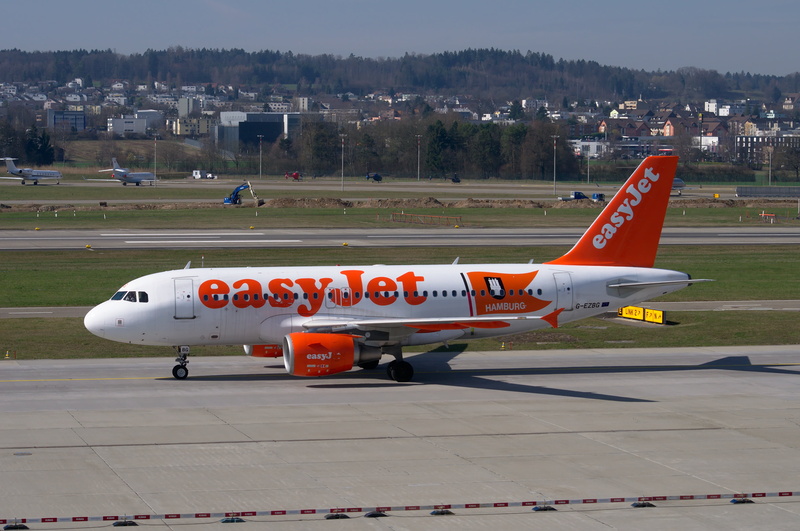 building exterior, 4K, airlines, a319, airplane, daytime, ground, gray, switzerland, jet, outdoors, military airplane, airport, nature, no people, travel