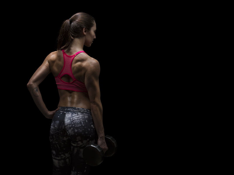fitness, back, sportswear, transpiration, workout, dumbbell, 1080P