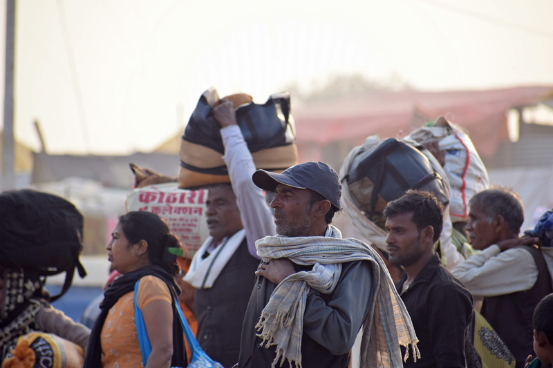culture, sitting, people, water, hinduism, looking, group of people, india, crowd, sunlight, hectic, celebration, portrait, day, large group of people