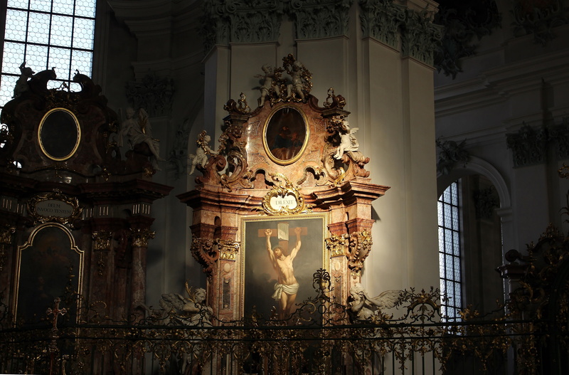 lighting equipment, st gallen, window, 4K, place of worship, jesus christ, history, luxury, architectural column, sacral, craft, the past, architecture