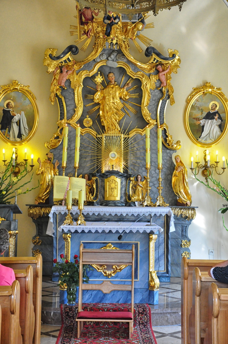 mural, st john the baptist, human representation, architecture, low angle view, church, statue, religion, jacek, the interior of the, sacred, catholicism