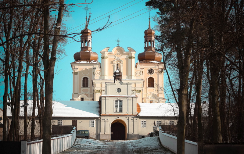 travel, place of worship, religious, monument, outdoors, built structure, stylish, tourism, tower, trees, christianity, catholicism, daytime, symbol, old gate