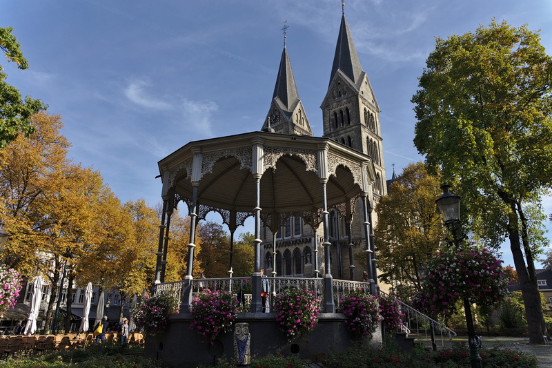 religion, incidental people, church, travel destinations, 5K, spirituality, netherlands, change, day, tree, spire, low angle view, building, sky, plant