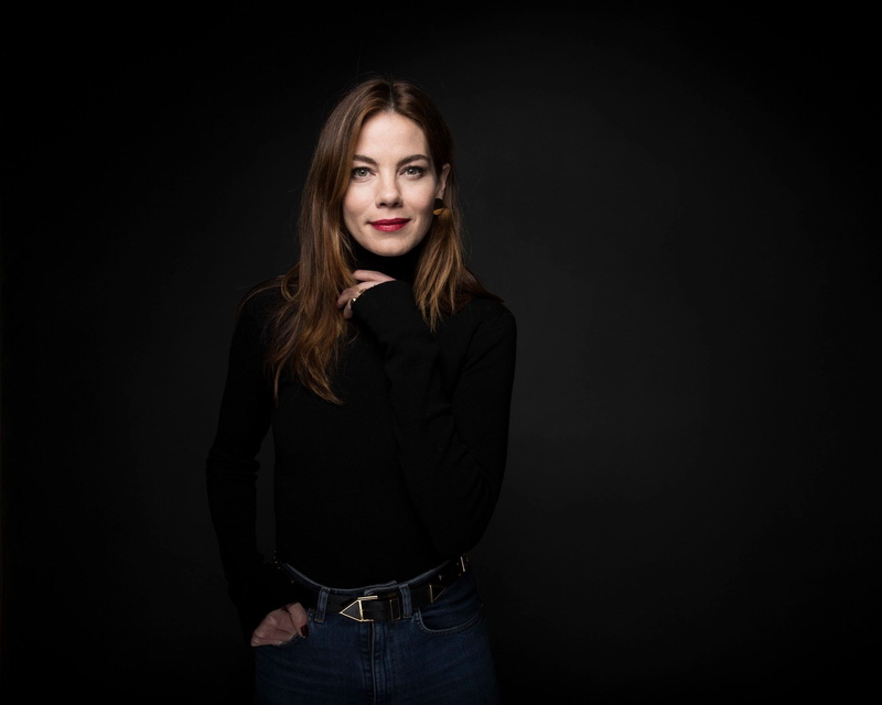 teenager, studio shot, black background, beauty, smiling, young adult, hair, women, one person, michelle monaghan, jeans, indoors, casual clothing, standing