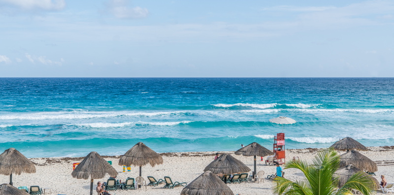 leisure activity, cancun, vacation, day, vacations, holiday, beach, 8K, sea, beauty in nature, idyllic, scenics - nature, sky, land, caribbean, horizon