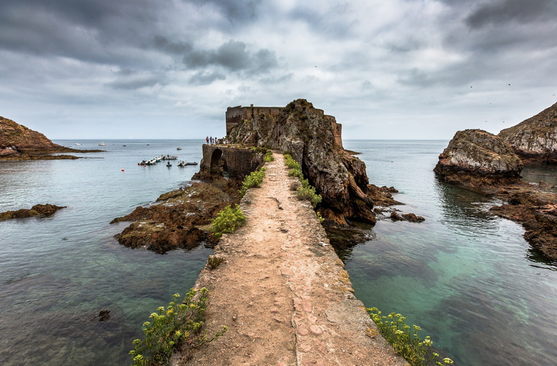 tranquility, Ocean, Travel, Island, land, Canon EF 16-35mm L II USM, no people, sea, Overcast, causeway, solid, wide lens, rock formation, EF 16-35mm f/2.8 II