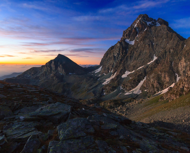 mountain Peak, mountain range, snow, f/2.8, range, mountain, sky, nature, del, Mozzo, 4K, Monviso, EOS 7d, summer, Alps, 16mm, scenics, AT-X, PRO, Photoshop Elements