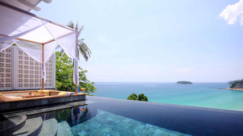 horizon over water, view, swimming pool, resort, plant, day, 4K, nature, house, beauty in nature, no people, sky, tranquil scene, holiday, infinity pool