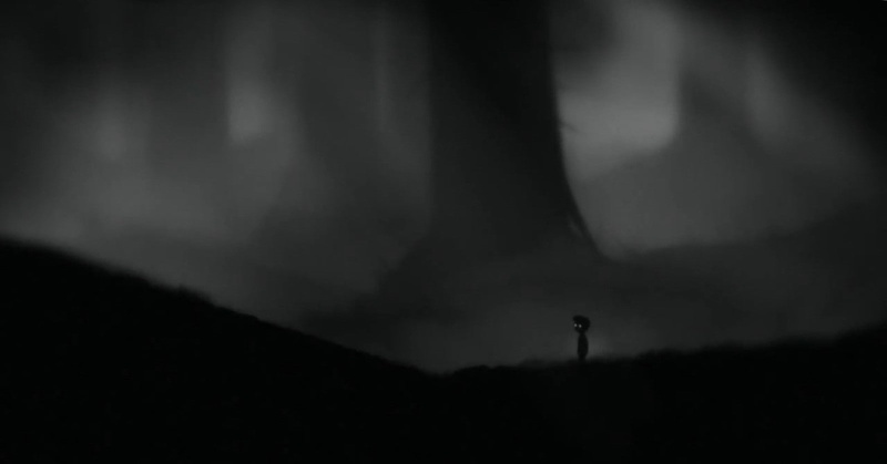 one person, land, night, beauty in nature, nature, tranquility, cloud - sky, 720P, sky, silhouette grayscale limbo, dark, spooky, scenics - nature, unrecognizable person