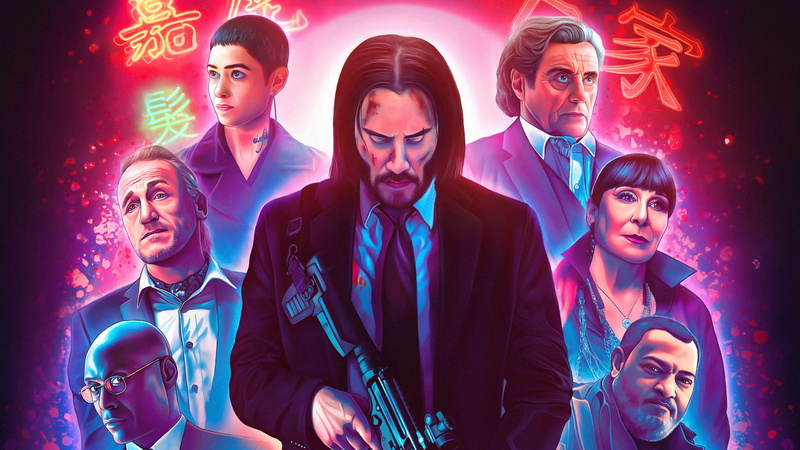 John Wick: Chapter 3 – Parabellum, 2K, John Wick, Movie