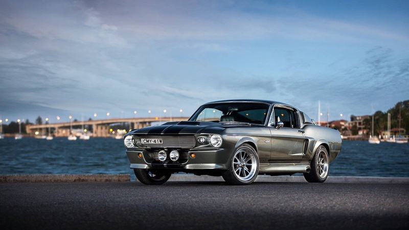 built structure, ford mustang shelby eleanor, shelby mustang, land vehicle, no people, ford, classic car, day, car, outdoors, motor vehicle, motion, muscle car