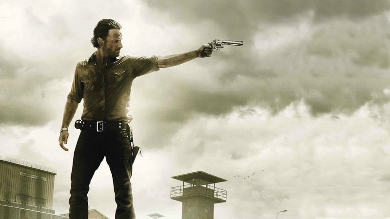 males, nature, architecture, holding, Rick Grimes, men, one person, young adult, sky, cloud - sky, The Walking Dead, aiming, day, gun, outdoors, Andrew Lincoln