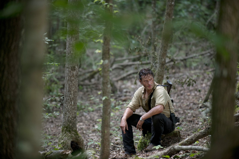 Rick Grimes, 2K, forest, trees, Andrew Lincoln, The Walking Dead