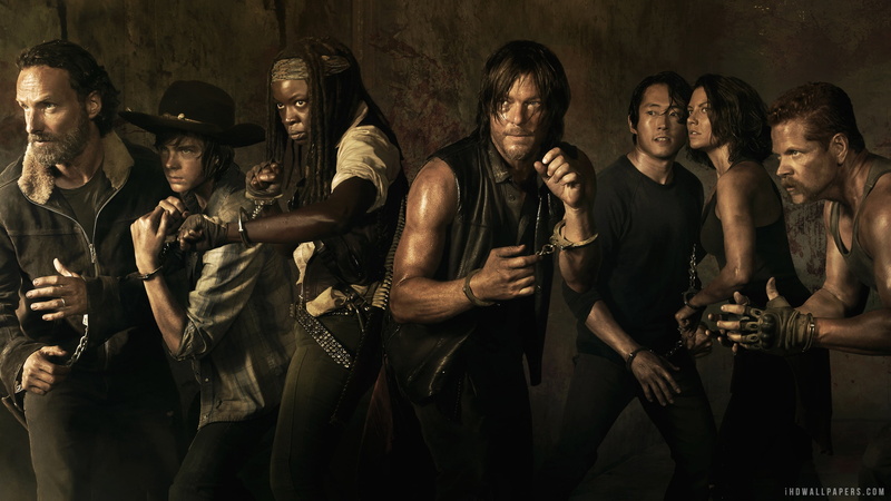 The Walking Dead, Michonne, Rick Grimes, real people, zombies, Daryl Dixon, nightlife, friendship, Norman Reedus, nightclub, Abraham Ford, handcuffed, standing