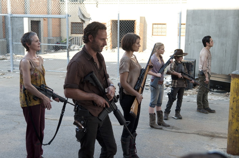 Andrew Lincoln, Maggie Greene, TV Show, Carl Grimes, Steven Yeun, Carol Peletier, 1080P, Rick Grimes, Glenn Rhee, The Walking Dead, Chandler Riggs, Lauren Cohan