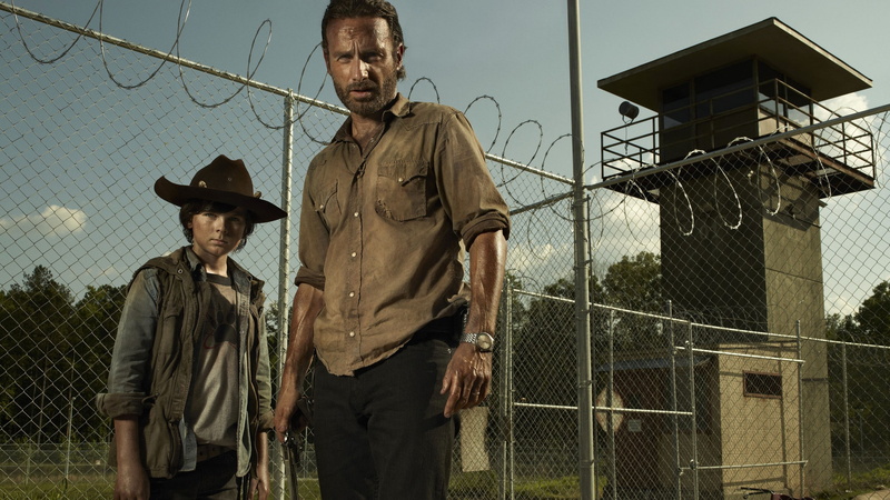 movie, The Walking Dead, Chandler Riggs, 5 season, Best TV Series of 2015, Andrew Lincoln, Rick Grimes, 2K
