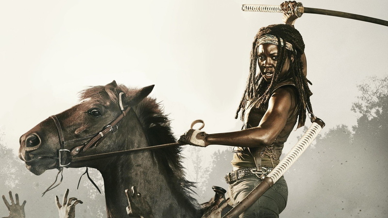 michonne, The Walking Dead, TV Show, walking, dead, Danai Gurira, 1080P, Michonne (The Walking Dead)