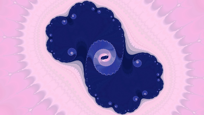 blue, Mandelbrot, digital art, fractal, shapes, abstract, 8K