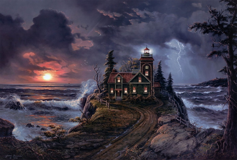 1080P, Artistic, Haunted Lighthouse