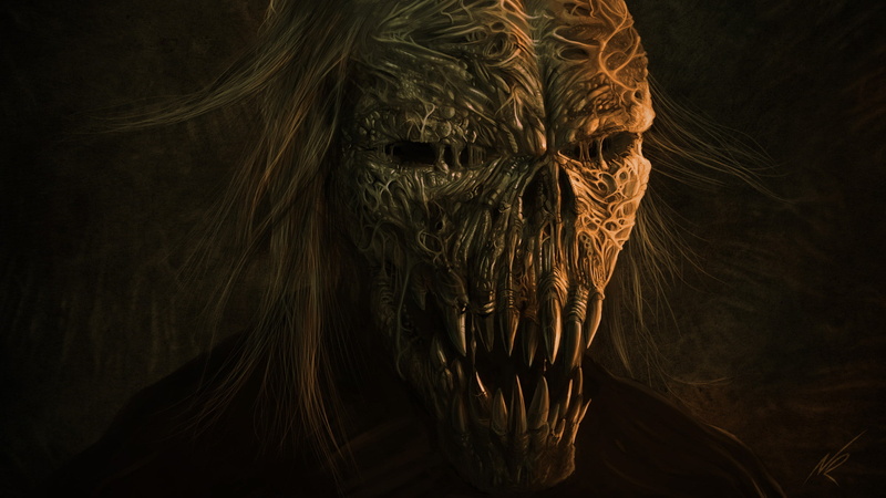 halloween, Scary, 1080P, 4k pics, 1920x1080, skull, horror
