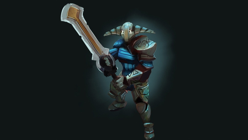 Dota, video games, diving equipment, 720P, machinery, cyborg, adult, Dota 2, Sven, indoors, underwater, people, hero, copy space, human representation