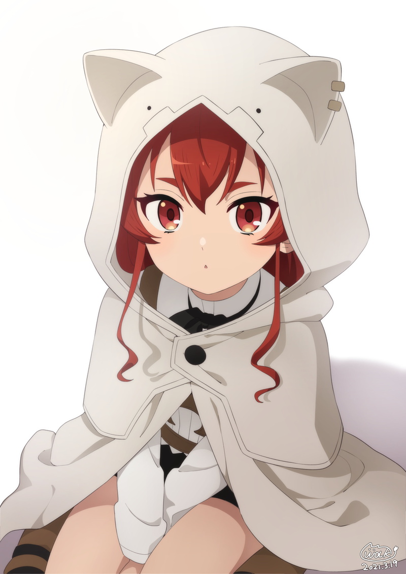 Pretty Cure, redhead, cat ears, red eyes, Mushoku Tensei, Eris Boreas Greyrat (Mushoku Tensei), 4K, anime girls
