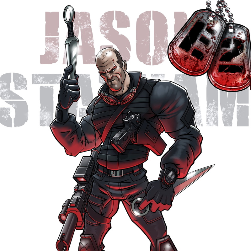 The Expendables 2, Jason Statham, expendables, 1080P