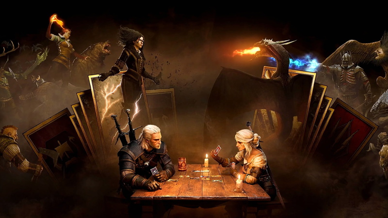 Ciri, video game art, 1080P, Geralt of Rivia, video games, Gwent, The Witcher 3: Wild Hunt