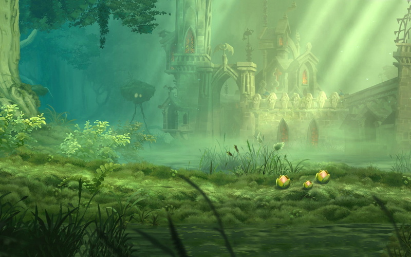hd, legends, video games, castle, 1080P, green, rayman