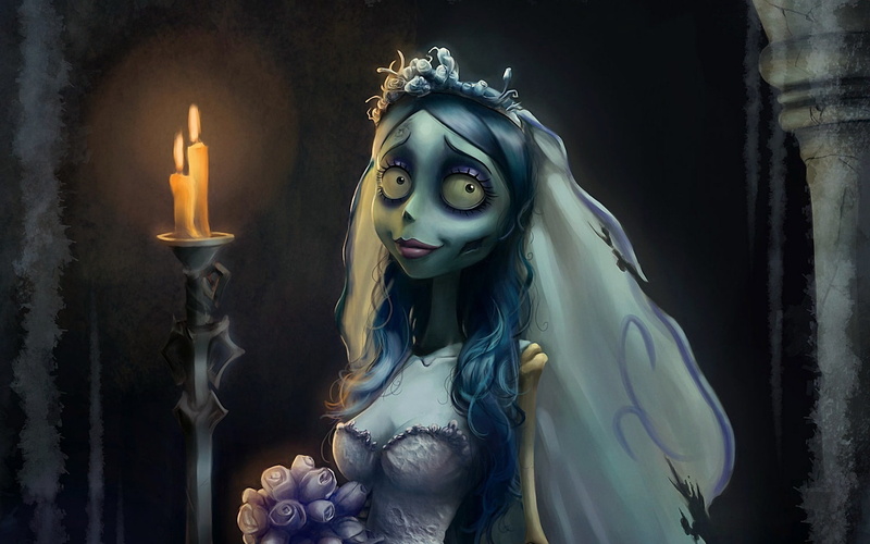 1080P, movies, Corpse Bride, spooky, Gothic