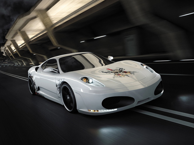 ferrari, f430, 1080P, calavera, novitec, rosso, 2009