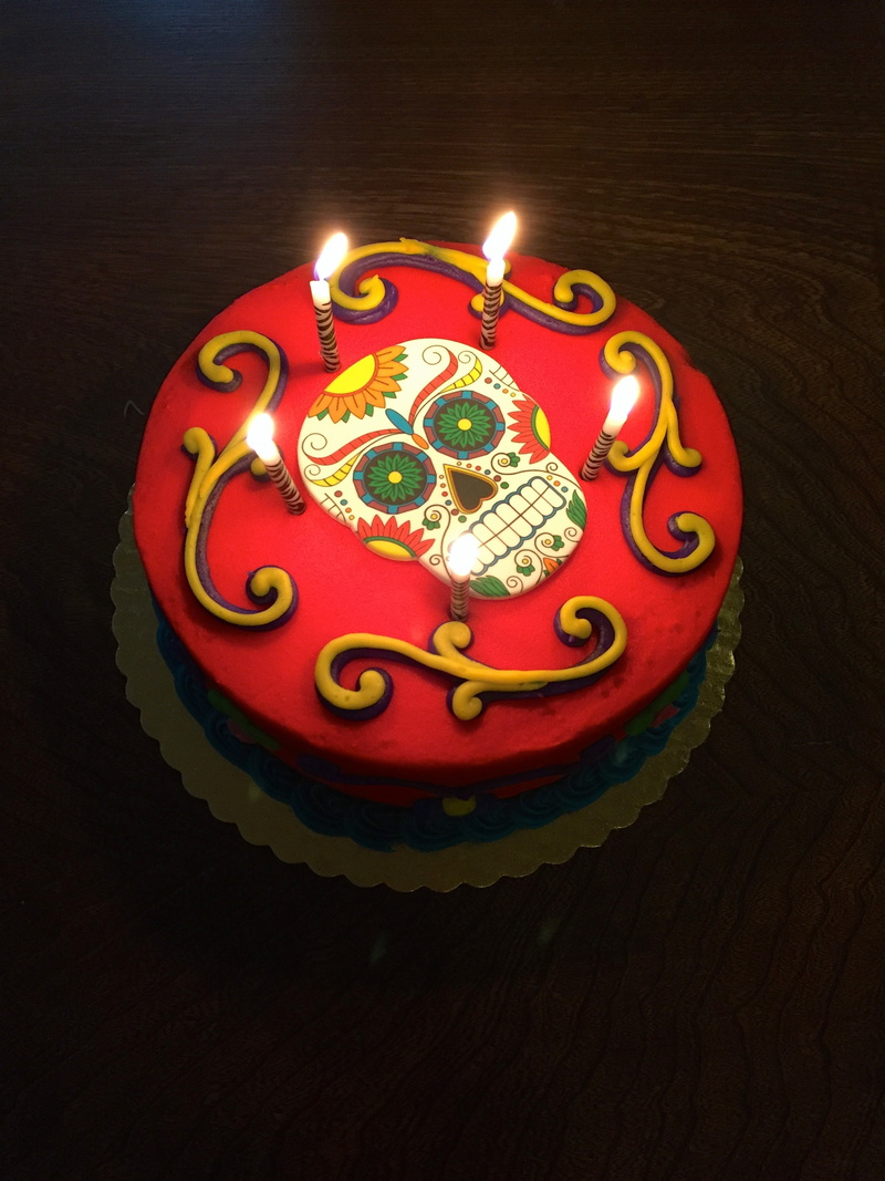 event, design, five, high angle view, dia de los muertos, muertos, decoration, 2K, halloween, candles, floral, birthday candles, mexico, indoors, anniversary