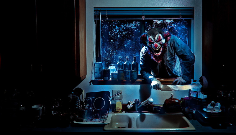 mask, refreshment, food and drink, 1080P, window, glass - material, indoors, standing, container, reflection, men, knife, night, horror, bottle, mirror